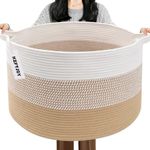 HZFTJOY 115L Large Blanket Basket,2