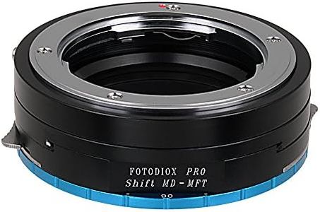 Fotodiox Pro Lens Mount Shift Adapter, Minolta SR Lenses to MFT Mount Mirrorless Camera Such as OM-D E-M10, BMPCC