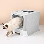 Belvie Pets Enclosed Cat Litter Box