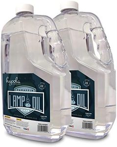 HYOOLA 1-Gallon Liquid Paraffin Lamp Oil - Clear Smokeless, Odorless, Ultra Clean Burning Fuel for Indoor and Outdoor Use - Highest Purity Available - 2 Pack