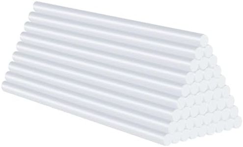 45 Pezzi Colla a Caldo Ø 11 x 190 mm,Colla a Caldo Ricariche Trasparente, Stick di Colla ad Asciugatura Rapida, per la Maggior Parte delle Pistole Adesive, Bastoncini di Colla per Fai da te
