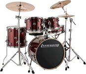 Ludwig Drum Set, Red Sparkle (LCEE20025)