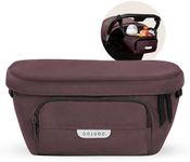 Colugo On-The-Go Stroller Organizer Insert with Zipper, Stroller Caddy with Cup Holder, Stroller Accessories for Parents specially designed to fit to your stroller with Non Slip Straps (Cocoa)