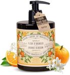 Panier des Sens - Liquid Hand Soap - Orange Blossom Hand Wash - French Marseille Moisturizing Hand Soap with Coconut Oil - Refillable Kitchen & Bathroom Hand Soap - 96% Natural Ingredients -16.9 Fl.oz