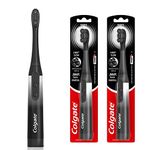 Colgate 360 Charcoal Sonic Powered Battery Toothbrush, Pack of 2