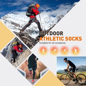 Niorasen Merino Wool Hiking Socks, Thick Cushioned Crew, 3 Pairs Unisex