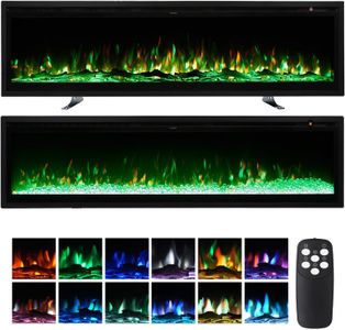 INMOZATA 127cm Electric Fireplace – Wall Mounted Heater