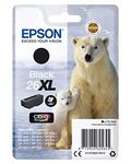 Epson 26XL Polar Bear Black High Yield Genuine, Claria Premium Ink Cartridge