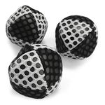 speevers Hacky Sacks for Adults and Kids, Footbag Hacky Sack Balls, Kick Sack Bags Professional, Durable 5 Colors Available Hackey Sack Bags (Black White)