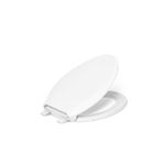 Kohler 4636-RL-0 Cachet ReadyLatch Quiet Close Elongated Toilet Seat, White