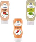 VEEBA MINT MAYONNAISES+CHIPOTLE SOUTHWEST DRESSING +THOUSAND ISLAND DRESSING (PACK OF 3*) 0.9 kg (Pack of 3)