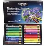 Sargent Art 22-1124 24 Premium Watercolor Crayons