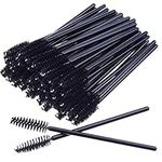 100 PCS Black Disposable Eyelash Brushes Mascara Wands Eye Lash Eyebrow Applicator Cosmetic Makeup Brush Tool Kits