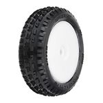 Pro-line Racing Wedge Carpet Tires MTD White Mini-B Front PRO829813 RC Tire