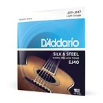 D'Addario EJ40 Silk & Steel Acoustic Guitars Strings - 11-47