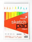 Silvine A4 Sketch Pad Wirebound 130gsm 30 sheets