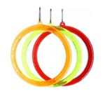 Buraq 3 Pcs Interactive Playful Bird Hanging Ring - for Hanging Swing | Holding | Chewing & Playing | Set Suitable for Love Birds | Budgies | Parrot | Cockatiel | Conure | Finches