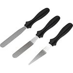 Kitchtic Icing Cake Spatulas - Stainless Angled Steel Spatulas for Decorating and Baking Cakes - Cake Frosting Spatula Smoother Tool - Offset Spatula Set for Kitchen