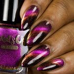 Whats Up Nails - Horsehead Nebula Nail Polish Purple Duochrome Magnetic with Iridescent Shimmer Lacquer Varnish Made in USA 21 free Cruelty Free Vegan Clean