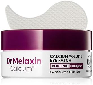 DR MELAXIN Cemenrete Calcium Volume Eye Patch 60ea - Hydrogel Eye Mask for Anti-Aging, Hydration and Wrinkle Reduction