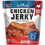 Beloved Pets Chicken Jerky Dog Treats & All Natural and Organic Healthy Snacks for Large & Small Dogs - Grain Free and High Protein - Human Grade Pet Chews (680 Gram)