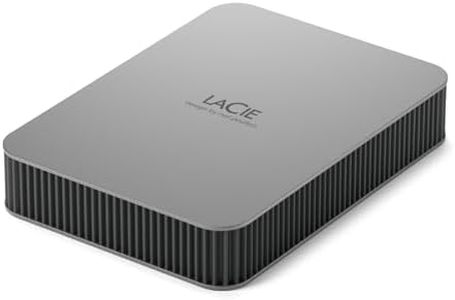 LaCie Mobile Drive Secure, 5 TB, Portable External Hard Drive 2.5 Inch Mac & PC Space Grey (STLR5000400)