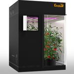 Gorilla Grow Tent 5x5, Tallest Height-Adjustable, Industrial-Strength Thickest Canvas with EZ Clean Diamond Reflective Interior, Strongest Zippers, All-Steel Poles