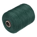 MECCANIXITY Twisted Mason Line Nylon Twine String Cord Dark Green 600M/656 Yard 1MM Dia for Netting, Landscaping, Home Improvement, DIY Projects, Crafting, Masonry, Gardening