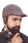 MAGIC Men's Multicolor Golf Cap with Earmuff