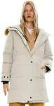 Orolay Women's Thickened Down Coat with Adjustable Hood Warm Winter Jacket Beige