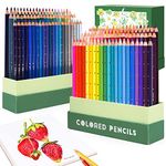 Arrtx 126 Color Professional Colored Pencils for Artists Colorists, Premium Art Supplies for Drawing, Sketching Shading and Coloring Books, Blend Smoothly Creamy with Vibrant Colors