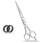 Glamified, 7" Professional Hairdressing Scissors, Barber Hair Scissors, Hair Cutting Scissors, Salon Shears Hair Scissors for Women, Men, Children and Adults