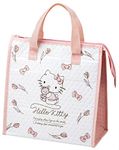 Skater FBC1-A Lunch Bag, Non-Woven Fabric, Insulated Bag, Hello Kitty, Line Design, Sanrio