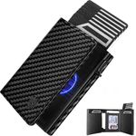 DODENSHA MagSnap Wallet for Men I Slim Ridge Wallet with Coin Pocket I Card Holder Magnetic Closure I RFID Protection