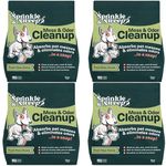 Sprinkle & Sweep Pet Stain and Odor Remover - Bacteria & Enzyme Cleaner Pet Smell Eliminator for Dog or Cat Urine - Multi Purpose Enzymatic Cleaning Solution (4 Packs)