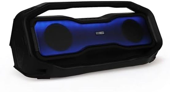 Altec Lansing Rockbox 2.0 Portable Bluetooth Wireless Speakers with Led Lights, IP67 Waterproof and Durable for Outdoor, 20 Hours Battery with App Control