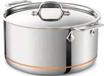 All-Clad 6508 SS Copper Core 5-Ply Bonded Dishwasher Safe Stockpot/Cookware, 8-Quart, Silver