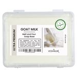 VEDANUM Ultra Premium Soap Base 100% Organic Ingredients (SLES, SLS, Paraben Free) (Goat Milk, 500 gms pack of 1)