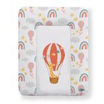 Kikido Changing Mat 50x70 - Hot Air Balloon - Baby Changing Mat Easy to Clean Anti Roll - Nappy Changing Mat Soft and Comfortable 50x70 - Universal Size