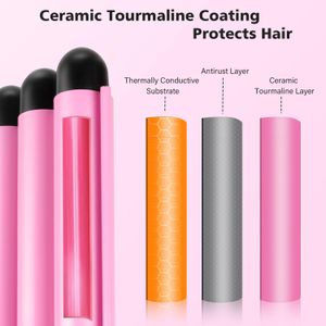 3 Barrel Hair Curler 25mm – Triple Barrel Waver for Beach Waves