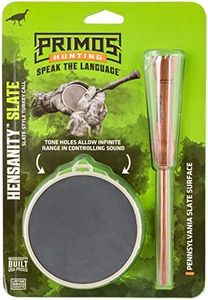 Primos Hunting Primos Hensanity Molded Slate Turkey Pot Call, Slate Surface with One-Piece Striker Turkey Call PS298