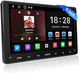 ATOTOZONE A5L 9 Inch Double Din Android Car Stereo with ChatGPT-AI, GPS Tracking, Wireless Carplay/Android Auto, WiFi Access, Compatible with DAB/DAB+ Radio, 2G+32G