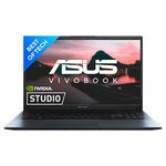 ASUS Vivobook Pro 15,AMD Ryzen 5 5600H,15.6" (39.62Cm) Fhd,Thin&Light Laptop (16Gb/512Gb Ssd/4Gb Nvidia Geforce RTX 3050/Windows 11/Office 2021/Backlit/Fingerprint/Blue/1.80 Kg),M6500Qc-Hn541Ws