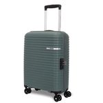 American Tourister Liftoff+|Small Size Cabin Trolley Bag (55 cm) for Travel|360° 8 Wheel Spinner Travel Luggage|Hard Case Polypropylene (PP) Suitcase|Mounted TSA Lock|Dark Olive