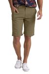 westAce Mens Summer Chino Shorts Slim-fit 9" Classic Cotton Casual Golf Beach Joggers Essential Half Pant All Waist Size 30-40 (Khaki, 34W)