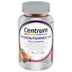 Centrum Women 50 Plus MultiGummies, Multivitamins/Minerals Gummies for Women 50+, Cherry, Berry, and Orange Flavours, 120 Gummies (Packaging May Vary)