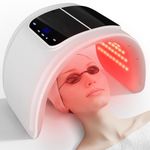 BOYVEN Led Light Equipment for Face, 7 Colors Led Face Mask Facial Led Light Tool Skin Care Equipment at Home, Facial Neck Body Hand Beauty Mask