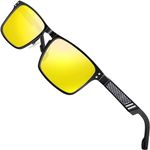 ATTCL HD Night Driving Glasses Rectangular Man Yellow 6500
