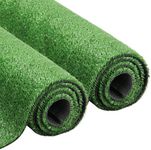 Goasis Lawn Artificial Grass Turf Lawn 5 FT x8 FT(40 Square FT), Realistic Synthetic Grass Mat, Indoor Outdoor Garden Lawn Landscape for Pets,Fake Faux Grass Rug W/ Drainage Holes