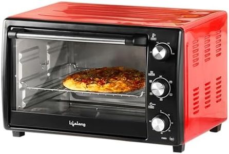 Lifelong Otg 40L - Oven Toaster Griller With Rotisserie For Kitchen- 1500W,5 Heating Modes,Temp&60 Mins Timer Control - Machine For Baking Pizza,Cake,Grilling Chicken&Toasting Bread(Llot38),Red